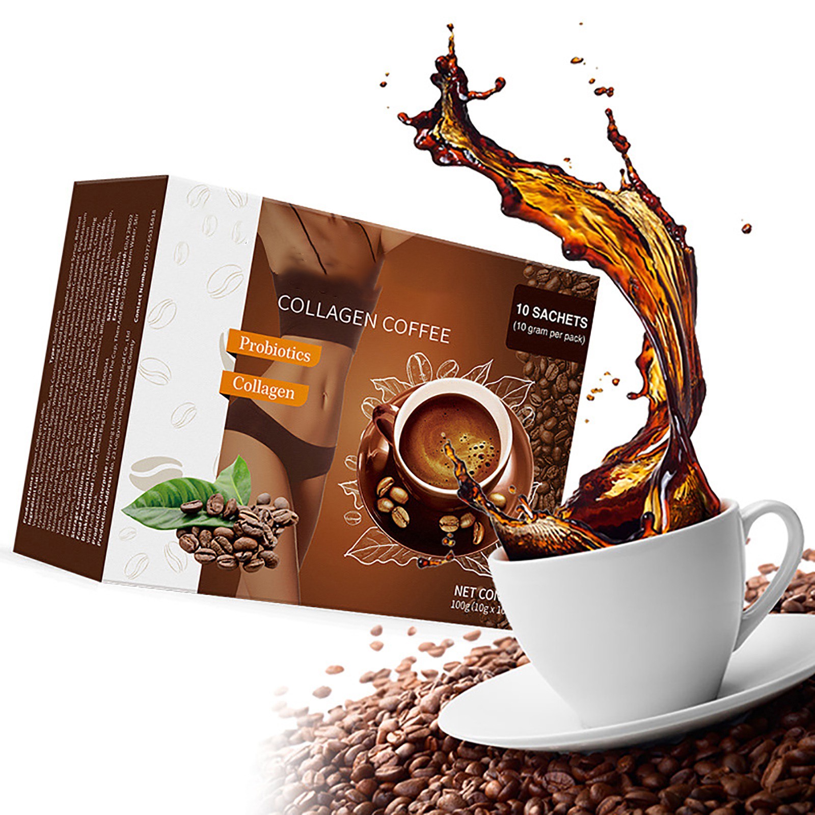 Health Products 5PCS Flourishing Collagen Coffee Flourishing Coffee
